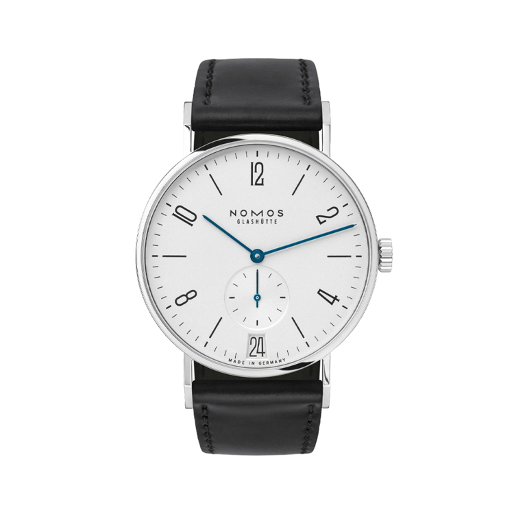 نوموس تنگنته، 38mm-سفید-کوکی-Date پشت شیشه - نمای روبرو
